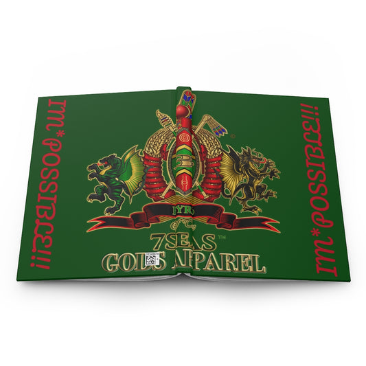 APEP - BYRD OF THE 7SEAS GODS APPAREL - Green - Gods & Goddess Hardcover Journal Matte