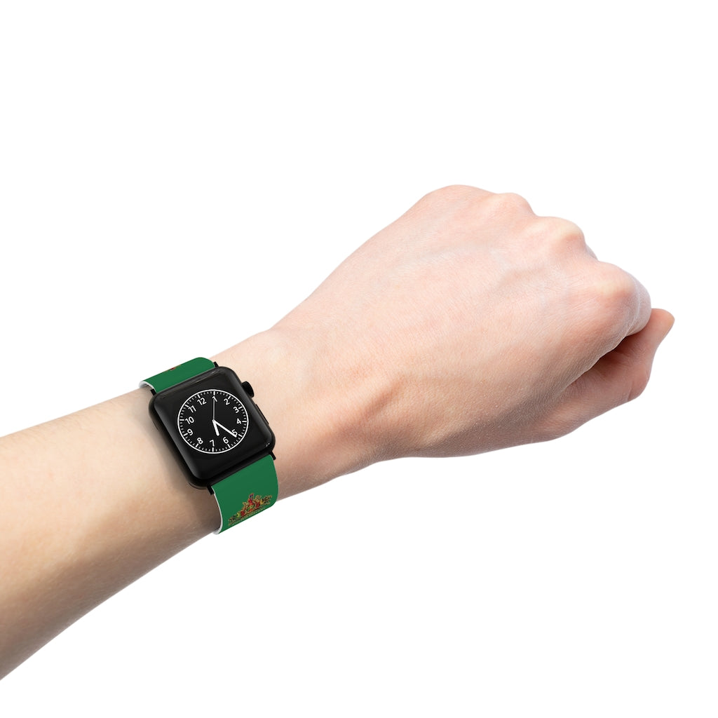 APEP - BYRD OF THE 7SEAS GODS APPAREL - Green - Gods & Goddess Watch Band for Apple Watch