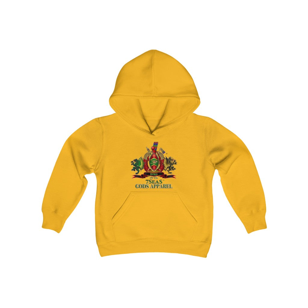 APEP - BYRD OF THE 7SEAS GODS APPAREL - Gods & Goddess Youth Heavy Blend Hooded Sweatshirt