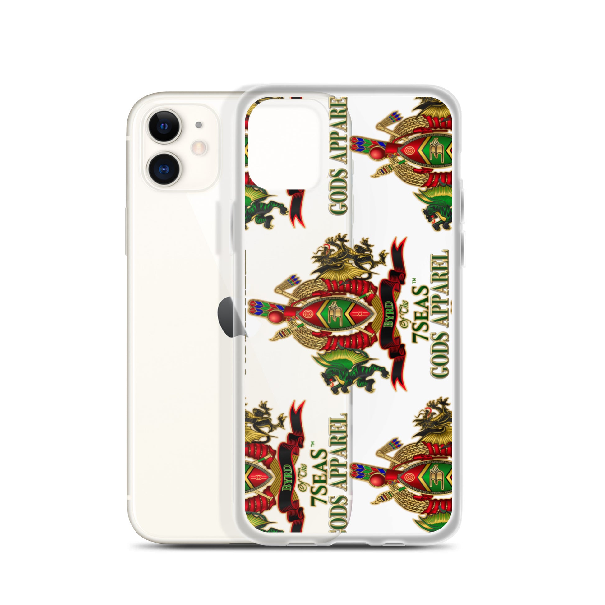 APEP - BYRD OF THE 7SEAS GODS APPAREL - transparent - iPhone Case