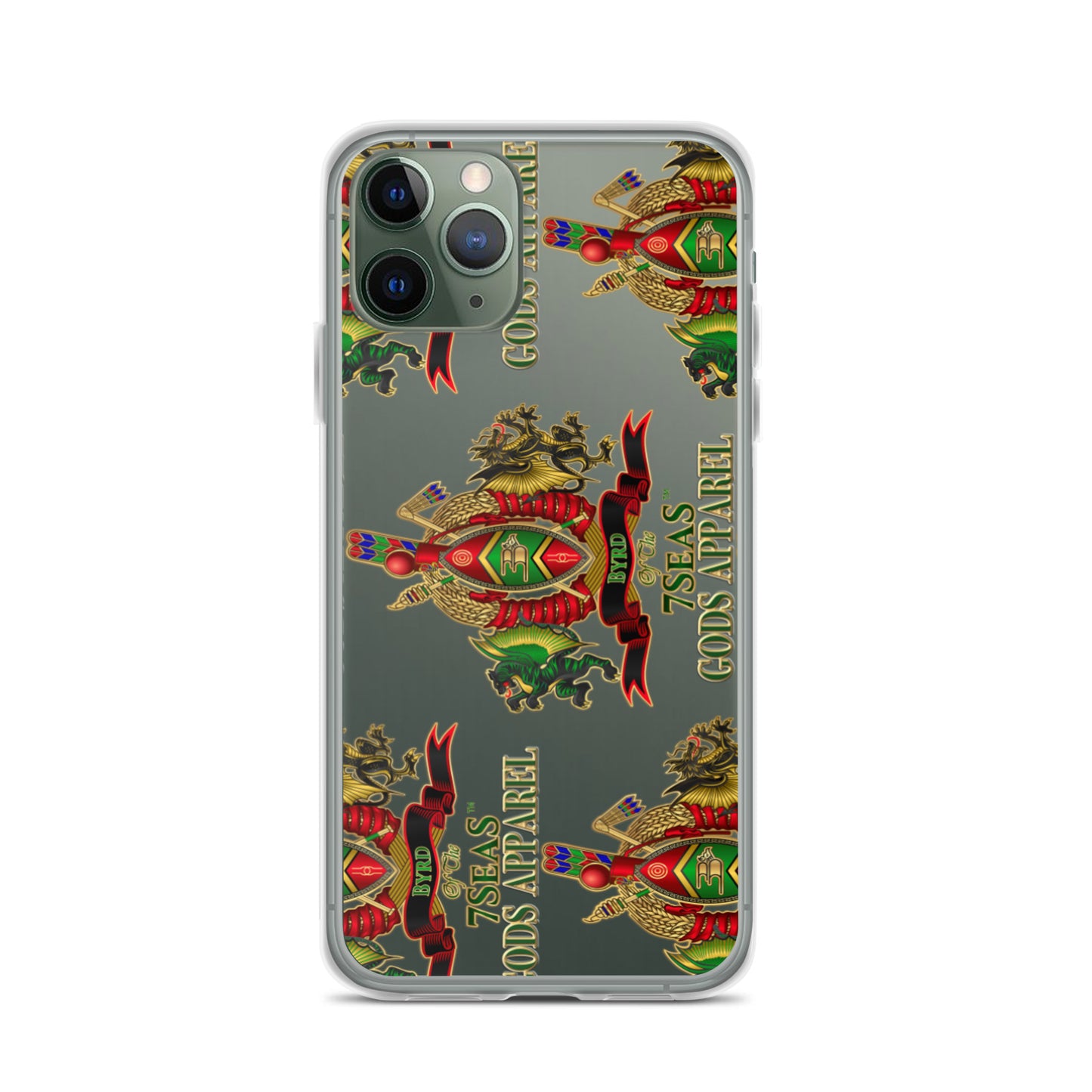 APEP - BYRD OF THE 7SEAS GODS APPAREL - transparent - iPhone Case