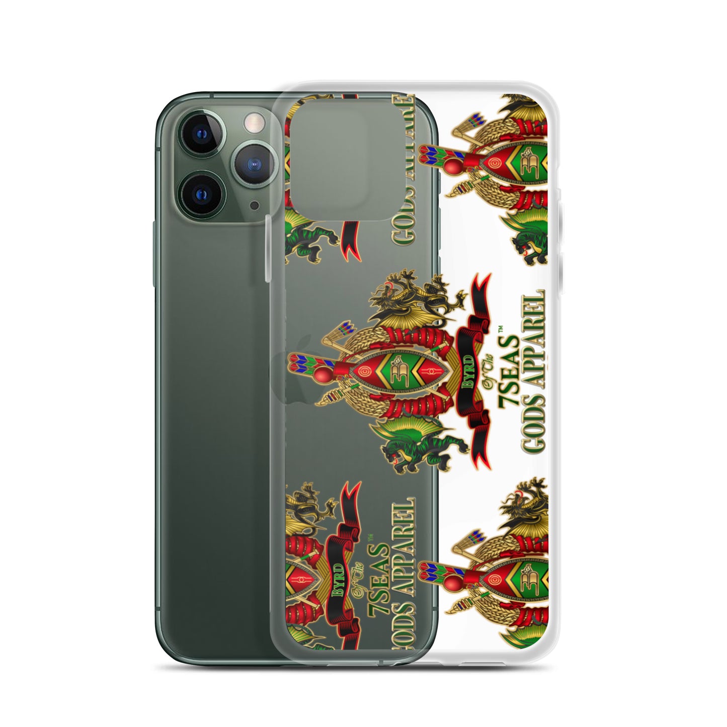 APEP - BYRD OF THE 7SEAS GODS APPAREL - transparent - iPhone Case