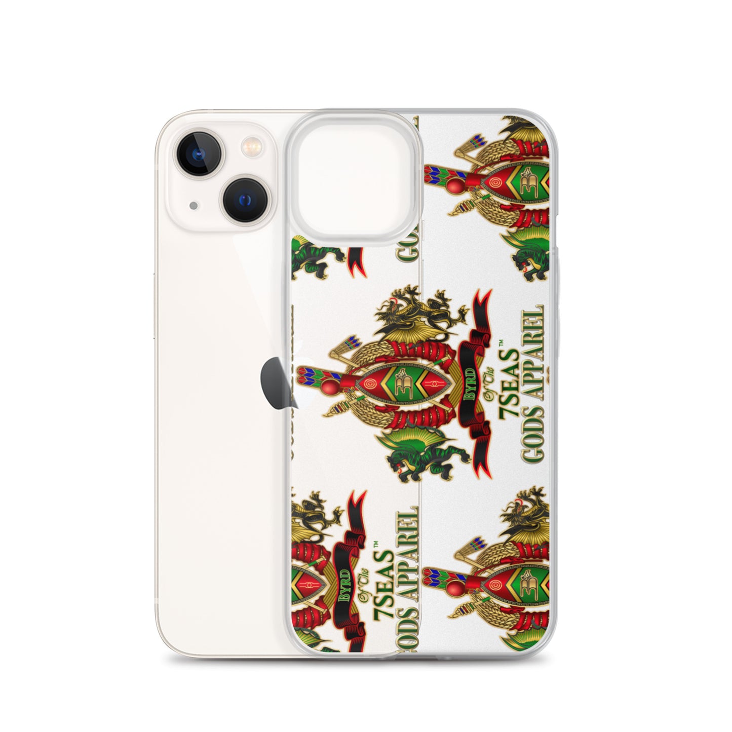 APEP - BYRD OF THE 7SEAS GODS APPAREL - transparent - iPhone Case