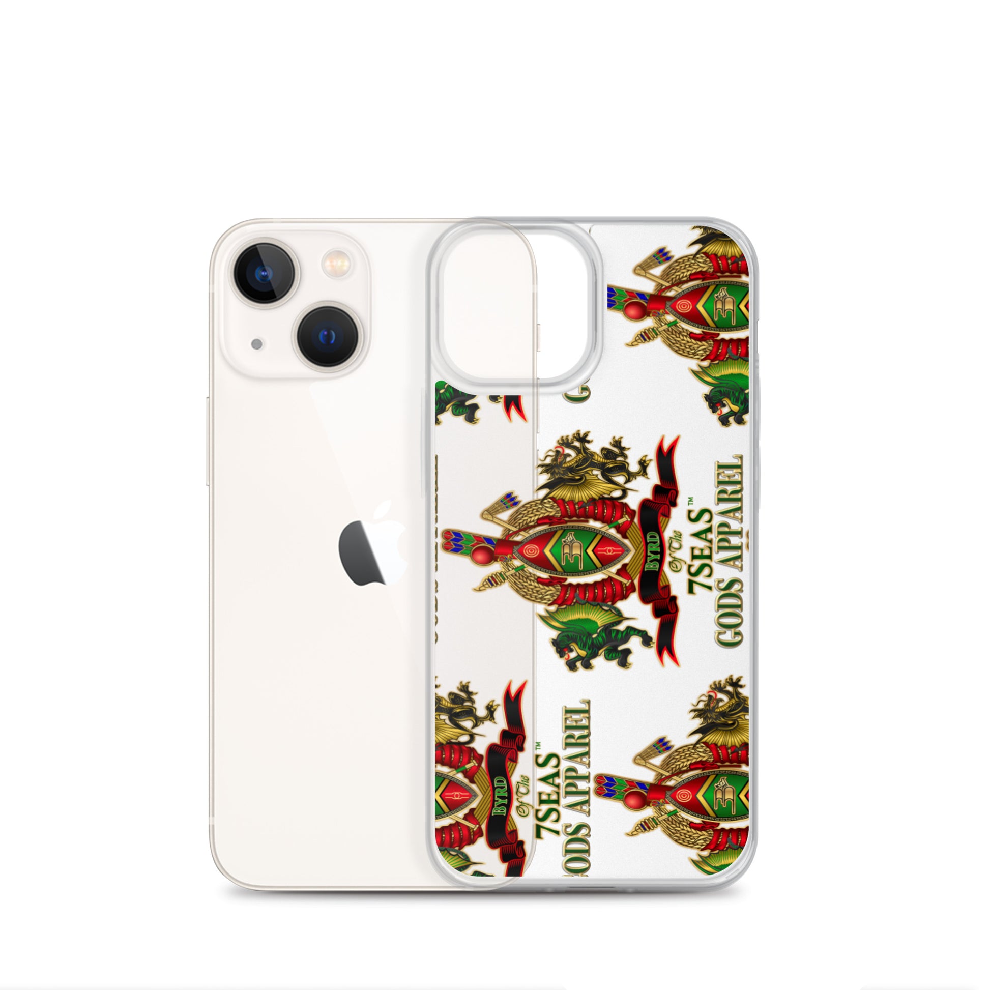 APEP - BYRD OF THE 7SEAS GODS APPAREL - transparent - iPhone Case