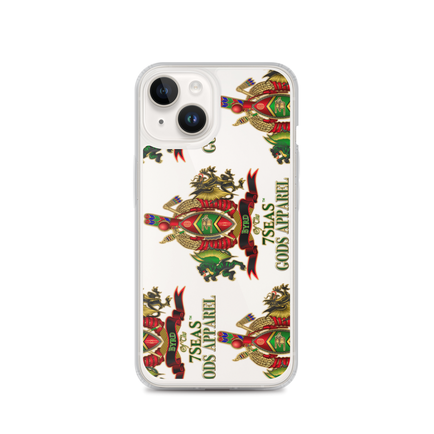 APEP - BYRD OF THE 7SEAS GODS APPAREL - transparent - iPhone Case