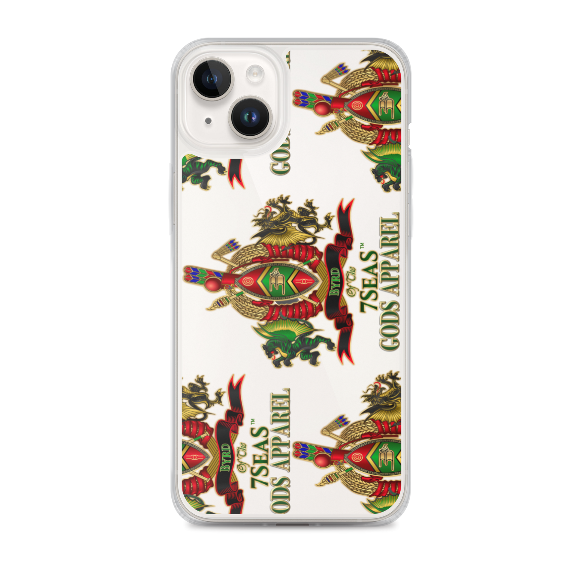 APEP - BYRD OF THE 7SEAS GODS APPAREL - transparent - iPhone Case