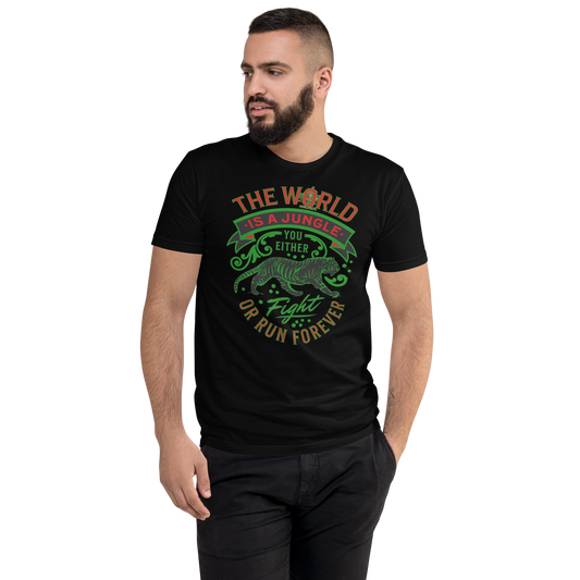 World Is A Jungle - BYRD OF THE 7SEAS GODS APPAREL - TIGER EDITION - ENBYRD - Gods/Men Short Sleeve T-shirt