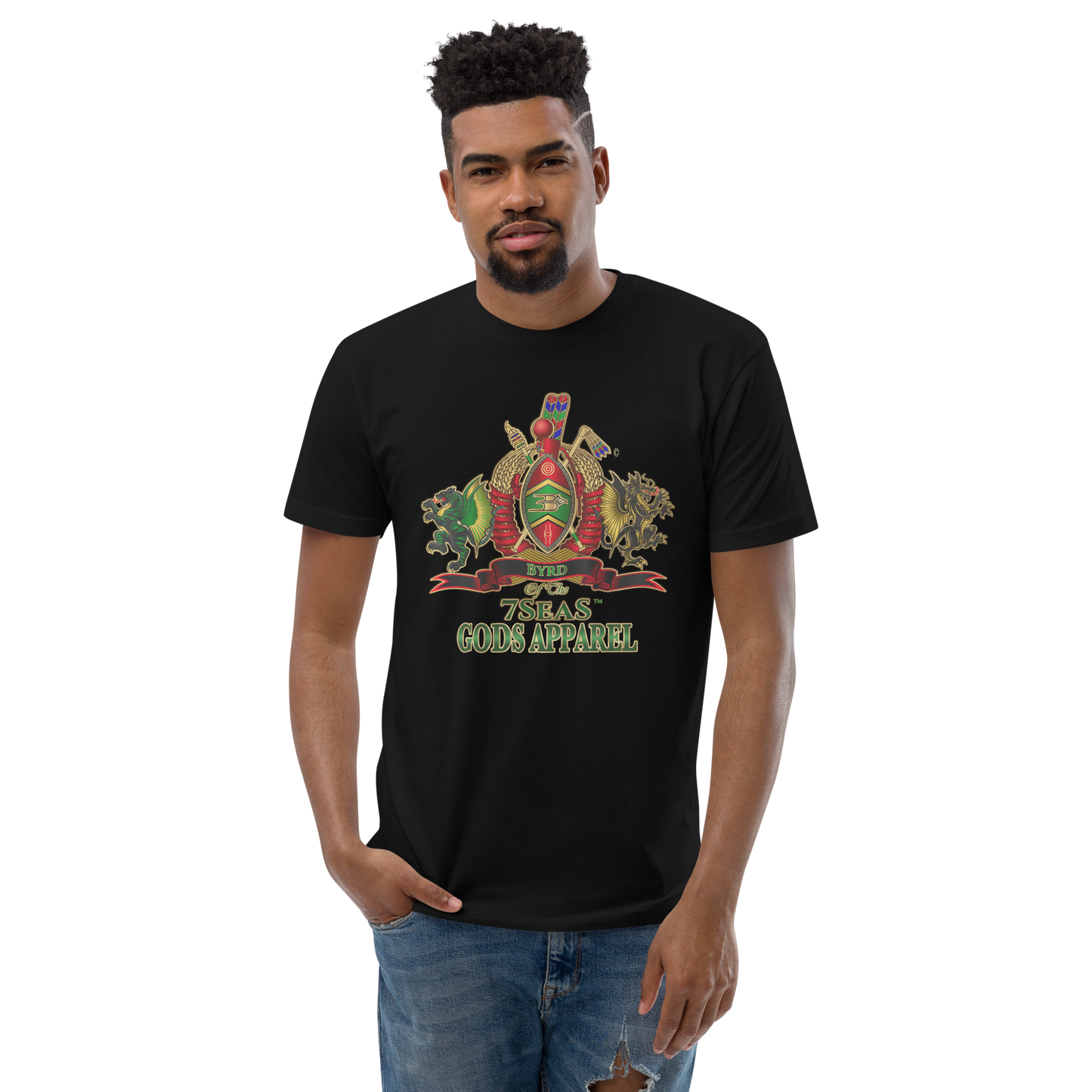 APEP - BYRD OF THE 7SEAS GODS APPAREL - God/Men Short Sleeve T-shirt