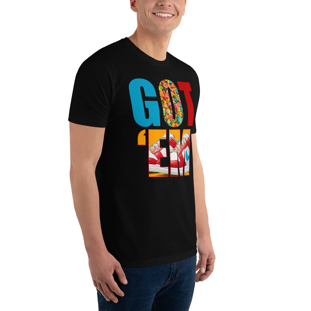 Byrd Of The 7Seas Gods Apparel - fruity pebble’s Got’em Short Sleeve T-shirt