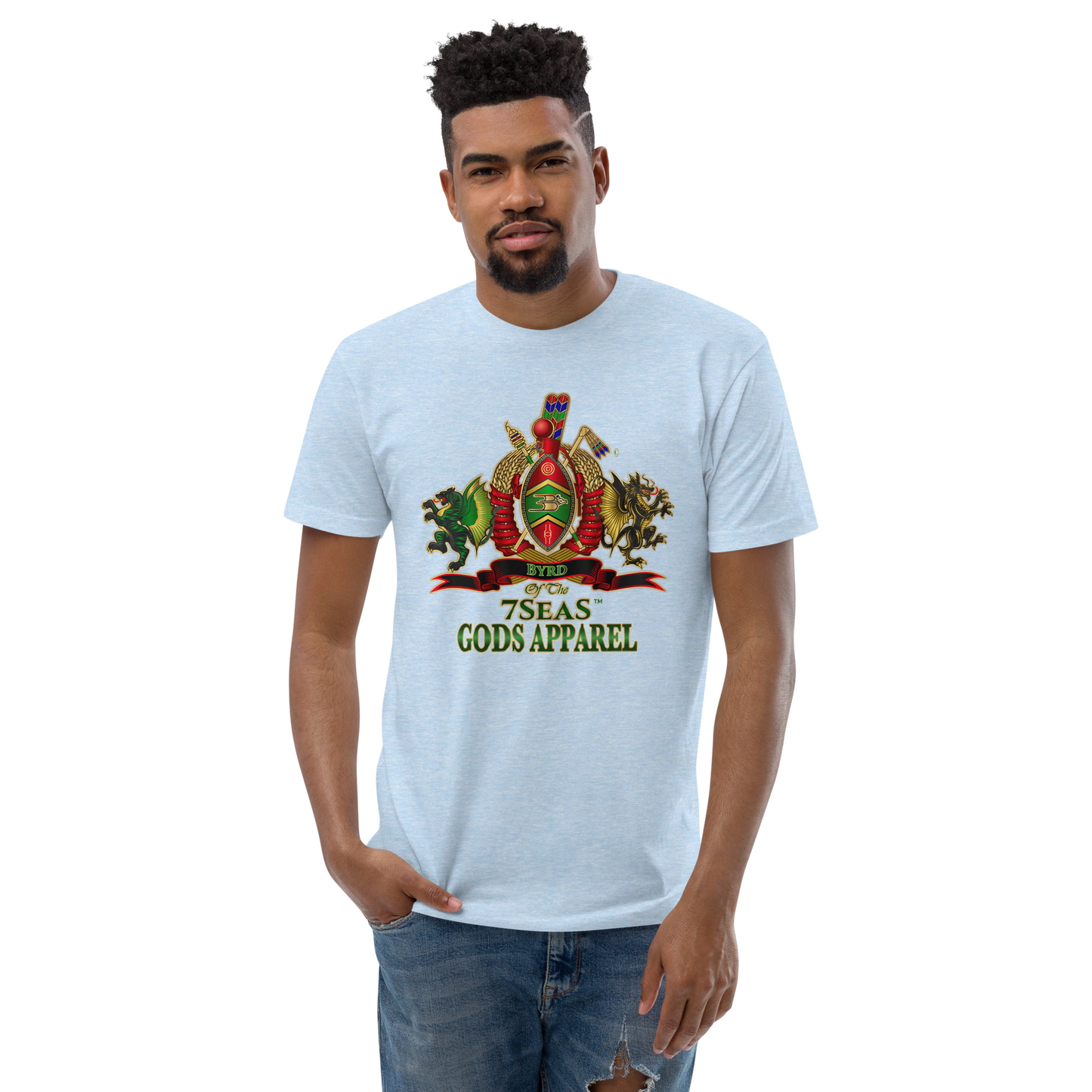 APEP - BYRD OF THE 7SEAS GODS APPAREL - God/Men Short Sleeve T-shirt