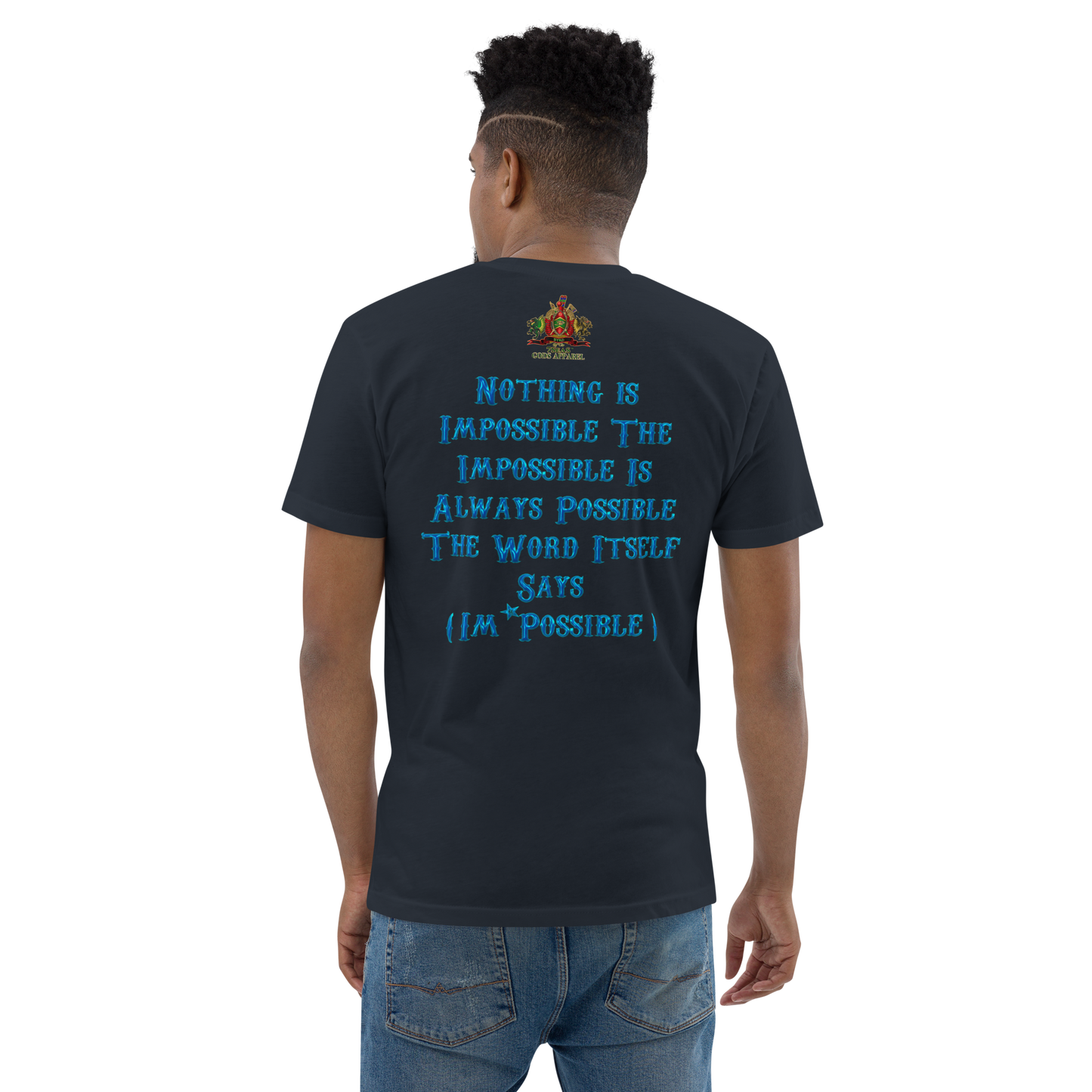 PTAH - BYRD OF THE 7SEAS GODS APPAREL - BLUE - Gods/Mens Short Sleeve T-shirt