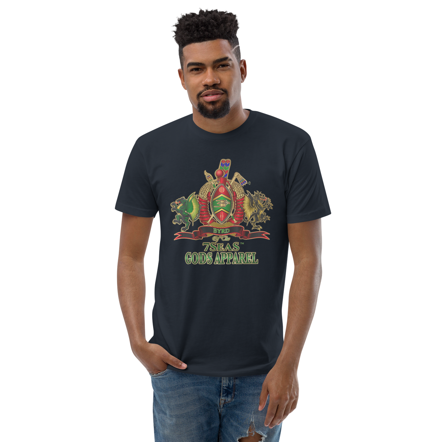 APEP - BYRD OF THE 7SEAS GODS APPAREL - God/Men Short Sleeve T-shirt