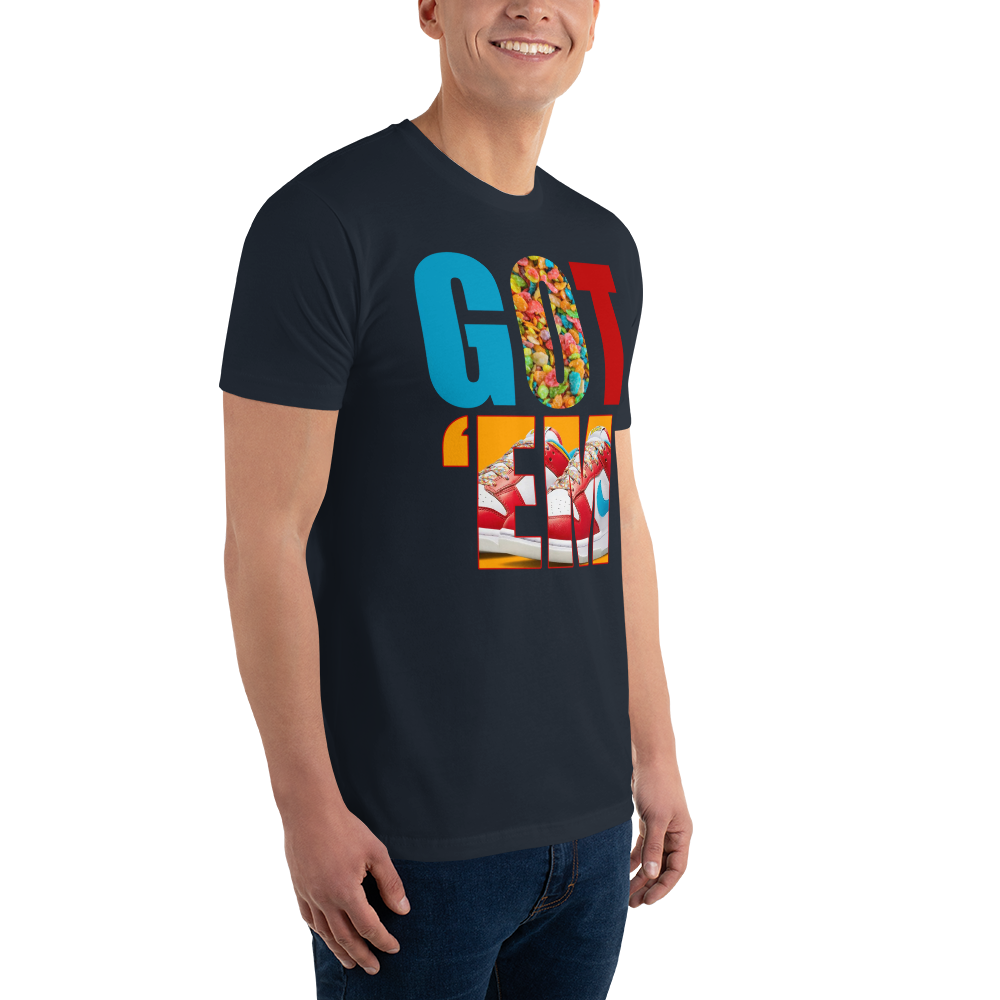 Byrd Of The 7Seas Gods Apparel - fruity pebble’s Got’em Short Sleeve T-shirt