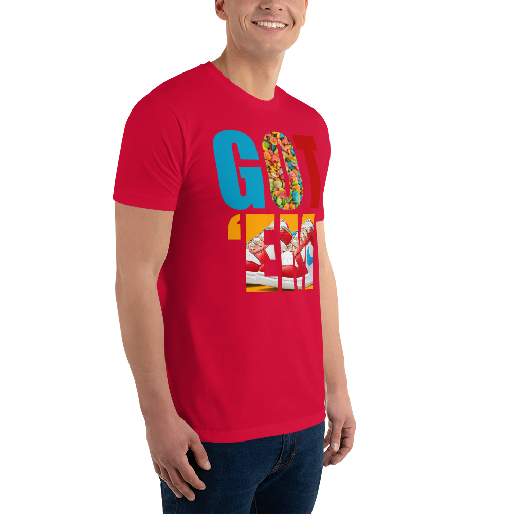 Byrd Of The 7Seas Gods Apparel - fruity pebble’s Got’em Short Sleeve T-shirt