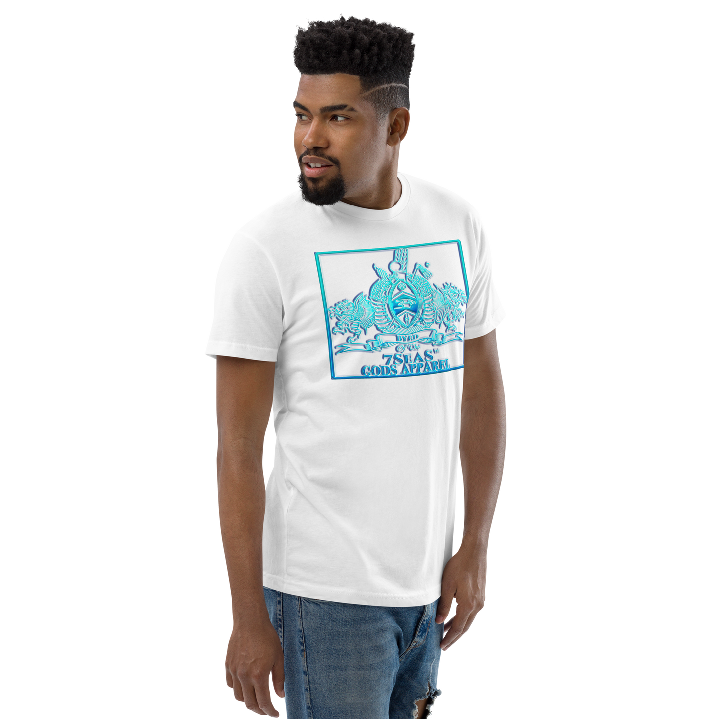 PTAH - BYRD OF THE 7SEAS GODS APPAREL - BLUE - Gods/Mens Short Sleeve T-shirt