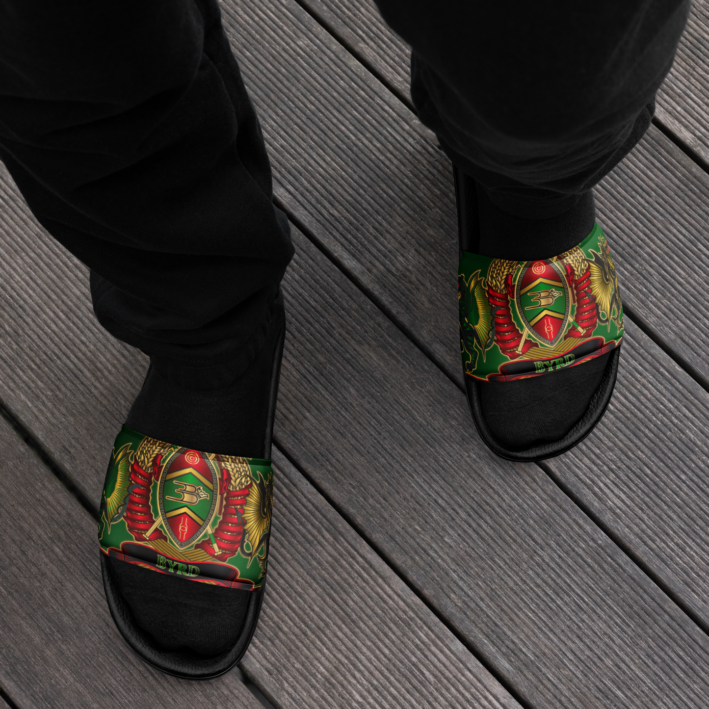 APEP - BYRD OF THE 7SEAS GODS APPAREL - Green - S1 - Gods/Men slides