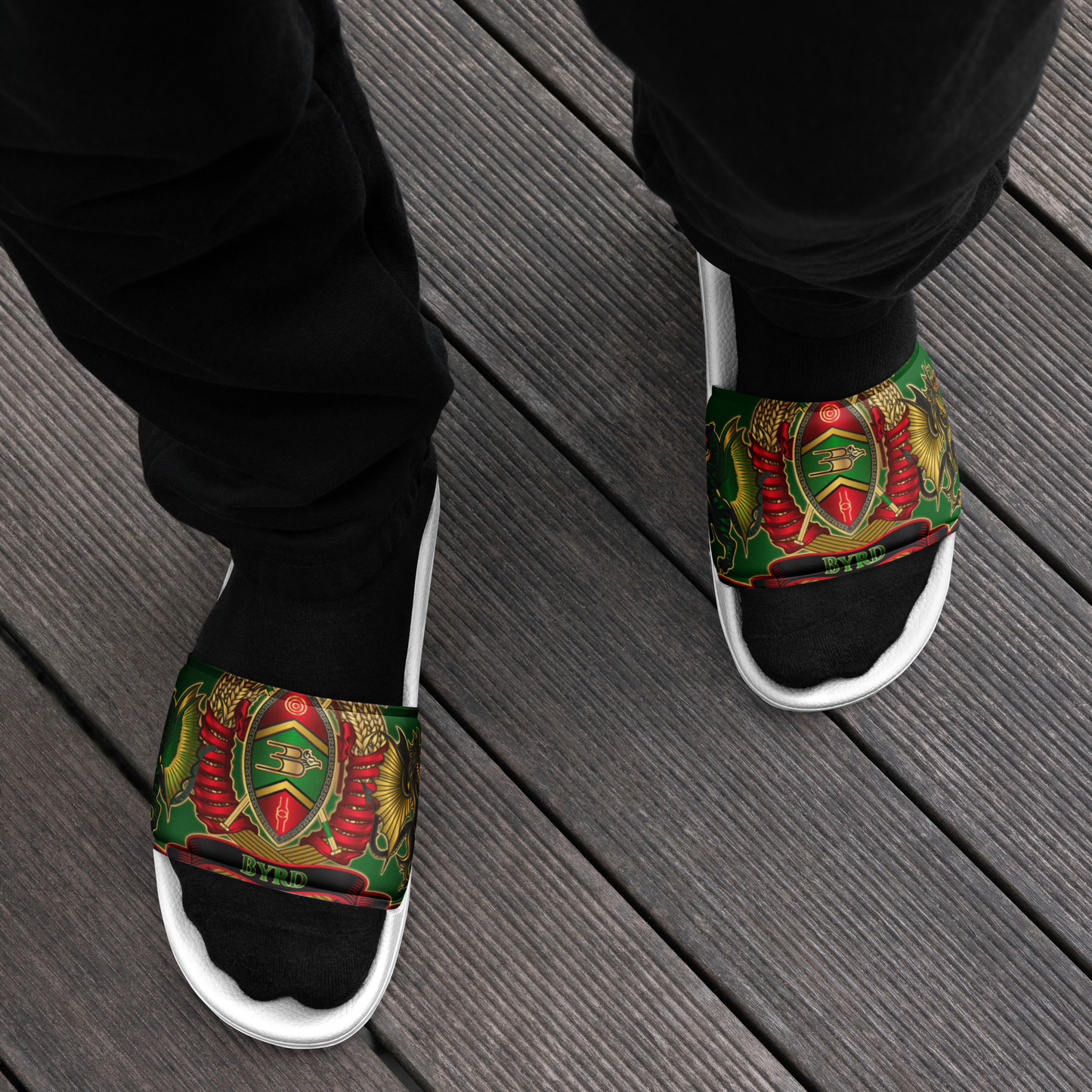 APEP - BYRD OF THE 7SEAS GODS APPAREL - Green - S1 - Gods/Men slides