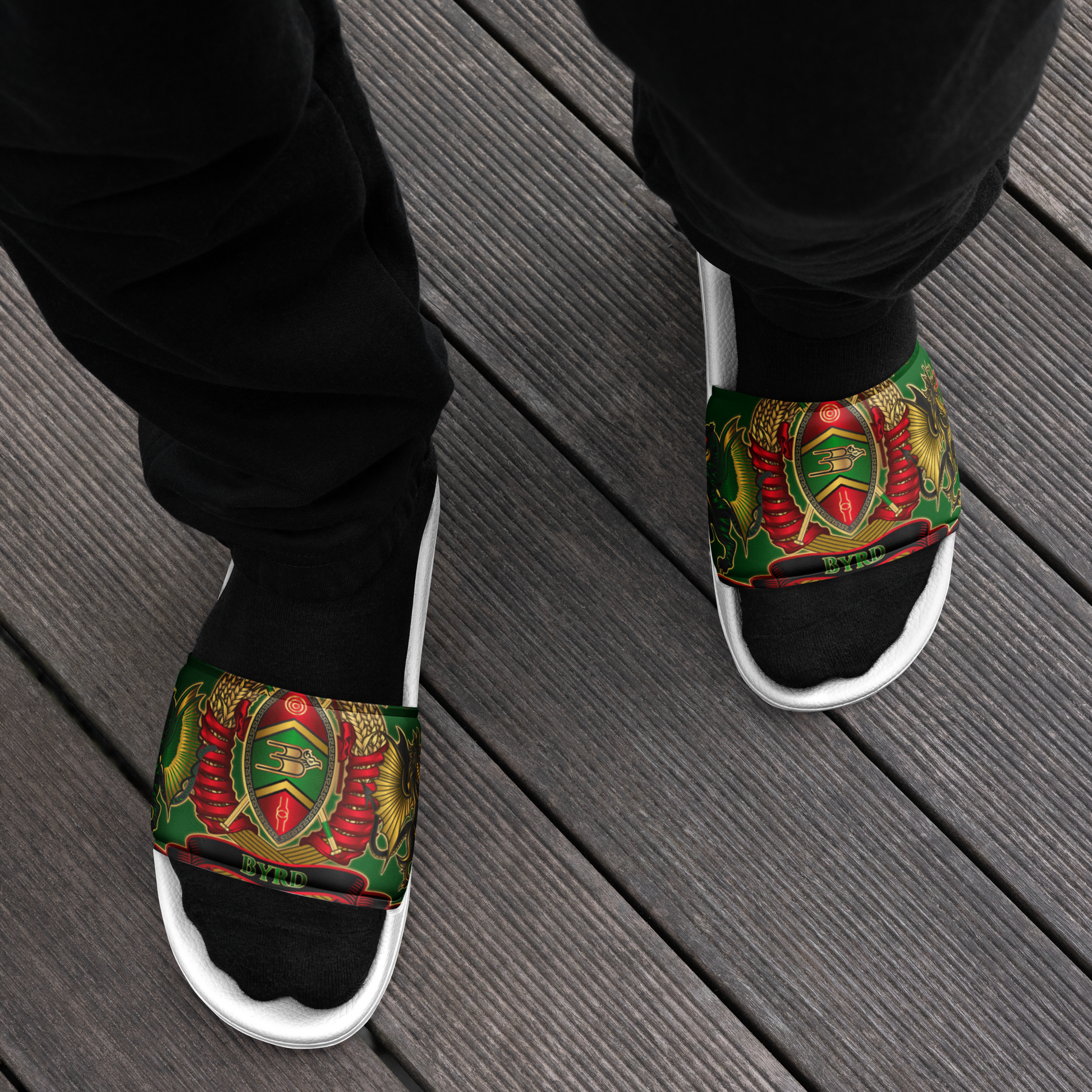 APEP - BYRD OF THE 7SEAS GODS APPAREL - Green - S1 - Gods/Men slides