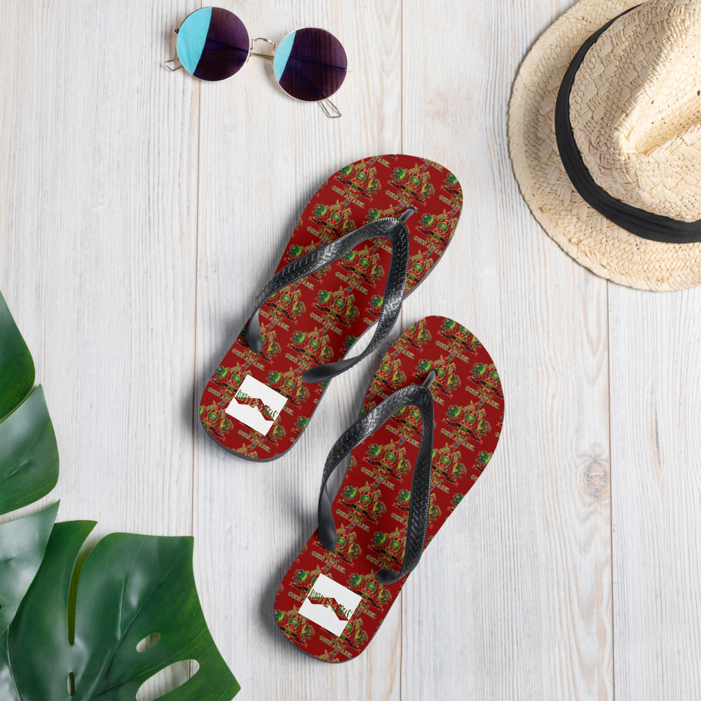 APEP - BYRD OF THE 7SEAS GODS APPAREL - RED - Flip-Flops