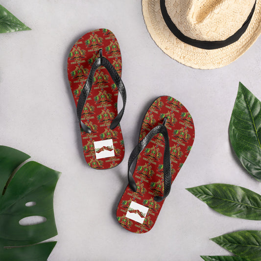 APEP - BYRD OF THE 7SEAS GODS APPAREL - RED - Flip-Flops