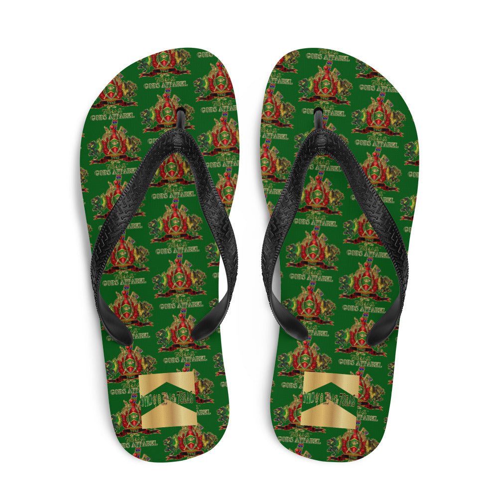 APEP - BYRD OF THE 7SEAS GODS APPAREL - GREEN -  Flip-Flops