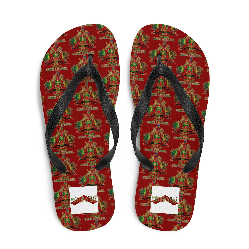 APEP - BYRD OF THE 7SEAS GODS APPAREL - RED - Flip-Flops