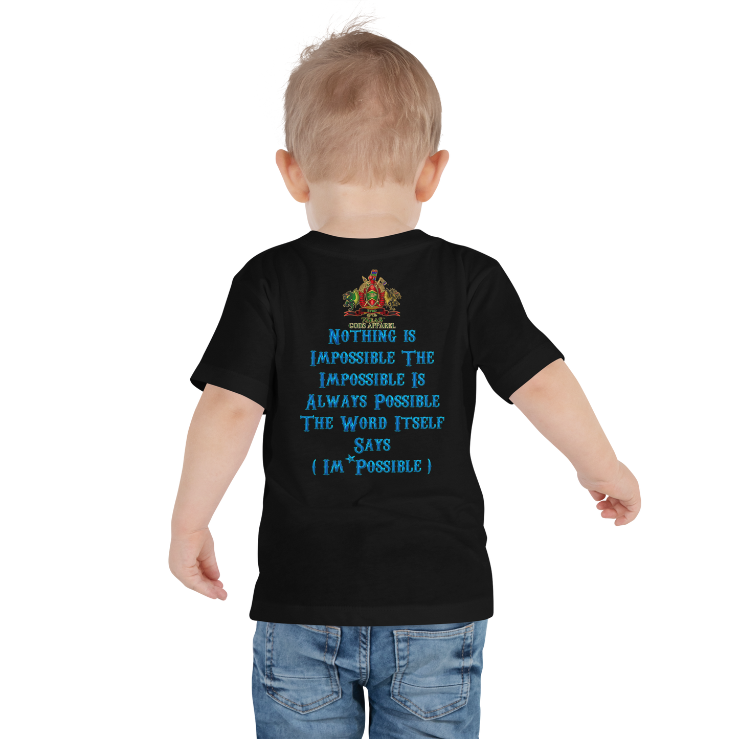 PTAH - BYRD OF THE 7SEAS GODS APPAREL - BLUE - Toddler Gods/Boys Short Sleeve Tee