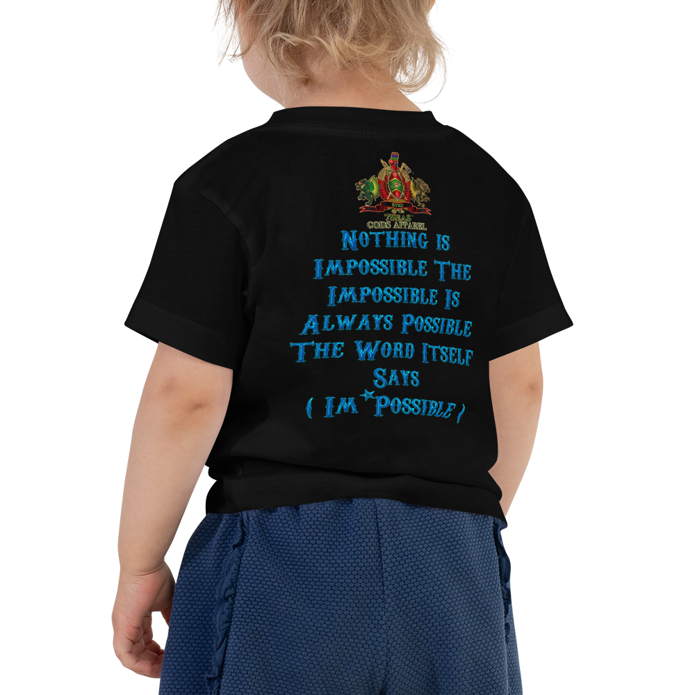 PTAH - BYRD OF THE 7SEAS GODS APPAREL - BLUE - Toddler Goddess/Girls Short Sleeve Tee