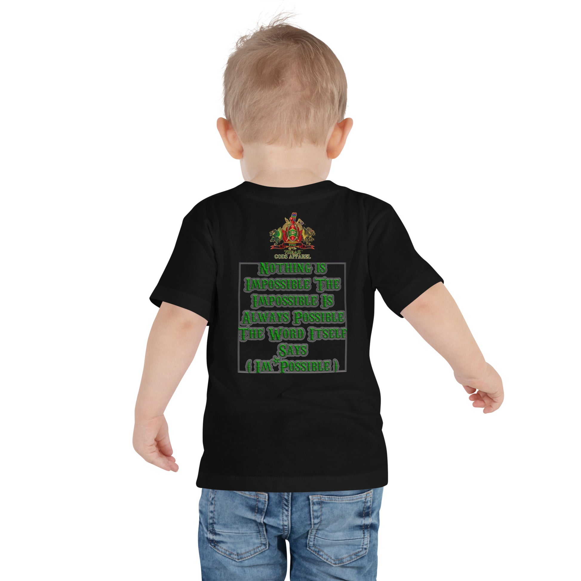 ENBYRD - BYRD OF THE 7SEAS GODS APPAREL - GREEN - Toddler Gods/Boys Short Sleeve Tee