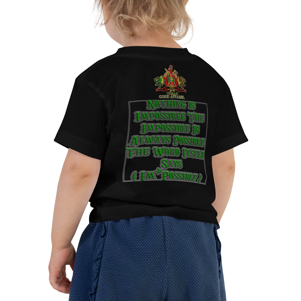 ENBYRD - BYRD OF THE 7SEAS GODS APPAREL - GREEN - Toddler Goddess/Girls Short Sleeve Tee