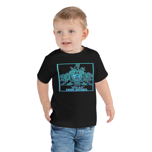 PTAH - BYRD OF THE 7SEAS GODS APPAREL - BLUE - Toddler Gods/Boys Short Sleeve Tee