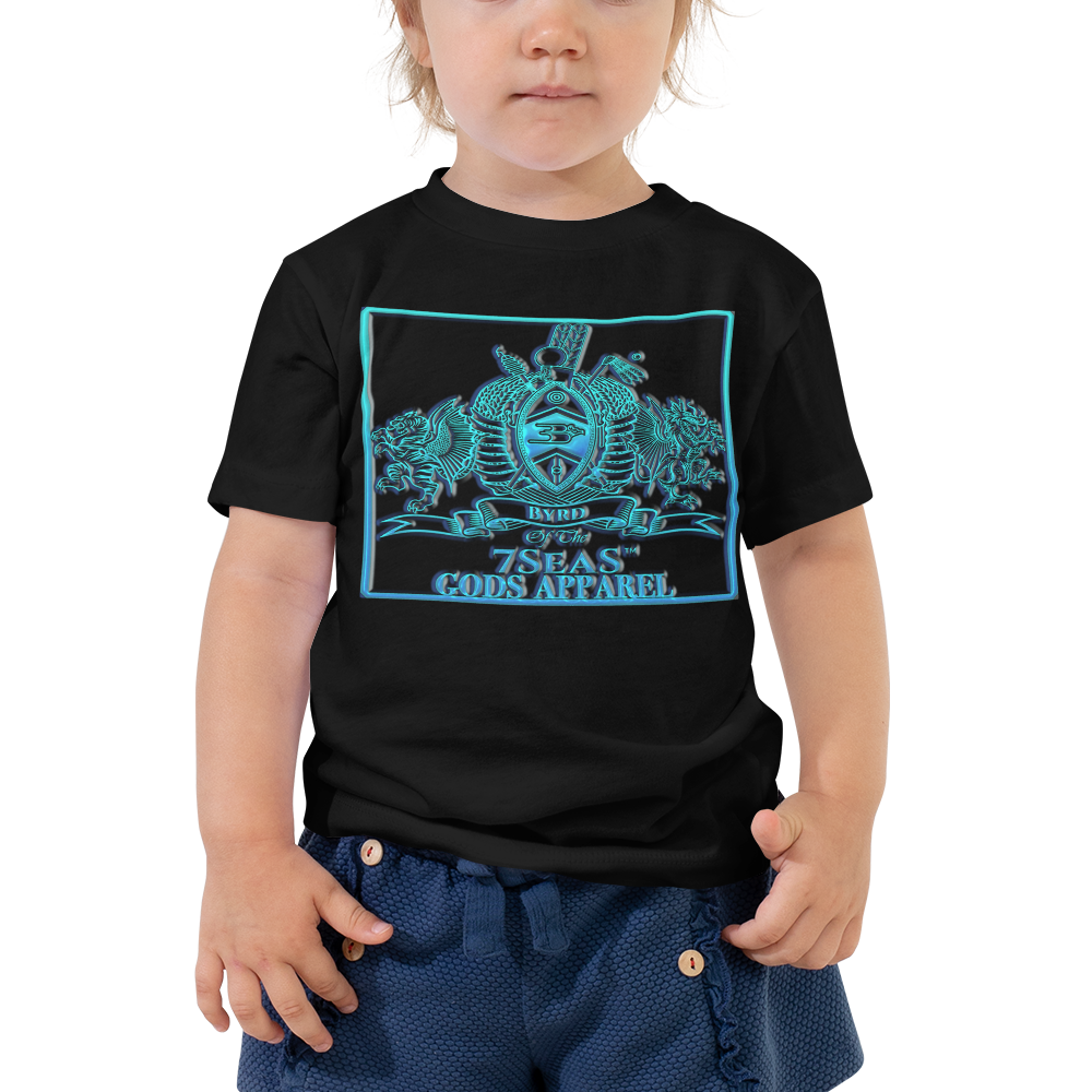 PTAH - BYRD OF THE 7SEAS GODS APPAREL - BLUE - Toddler Goddess/Girls Short Sleeve Tee