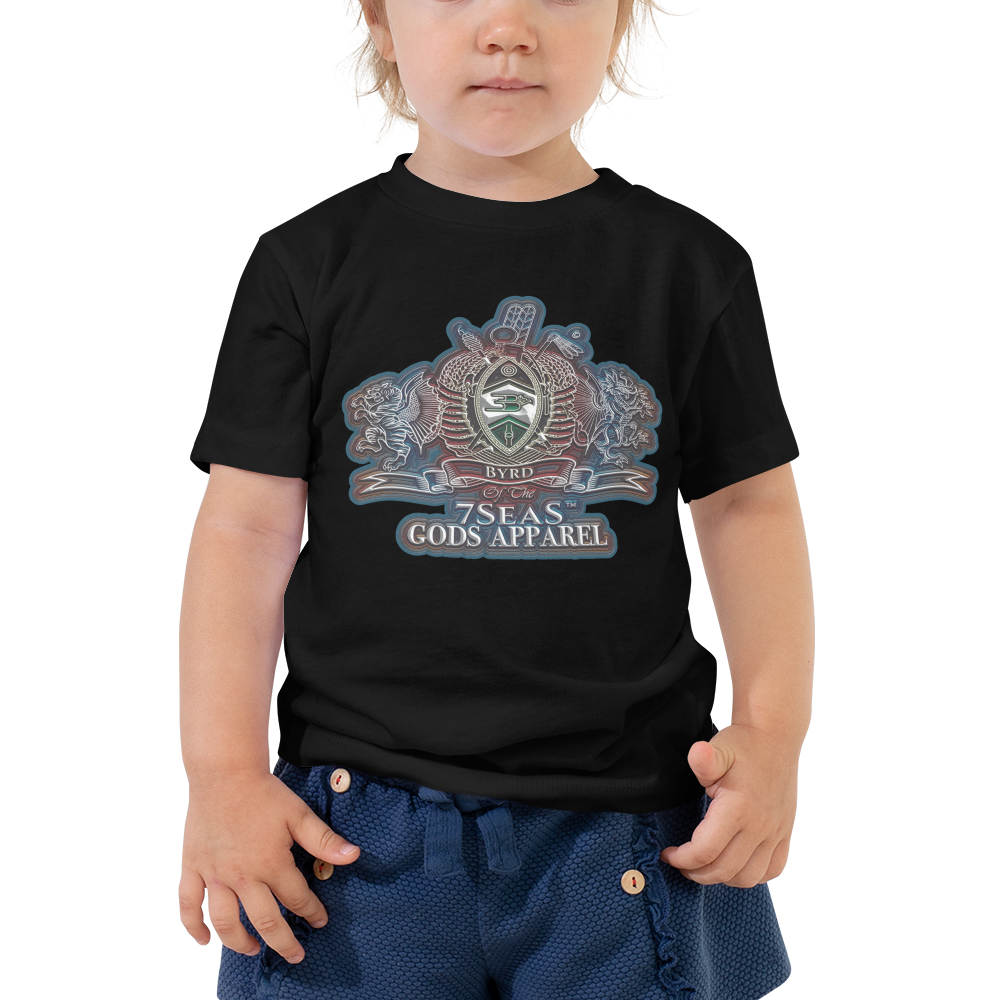 SOBEK - BYRD OF THE 7SEAS GODS APPAREL - BLUE/RED/GREEN - Toddler Goddess/Girls Short Sleeve Tee