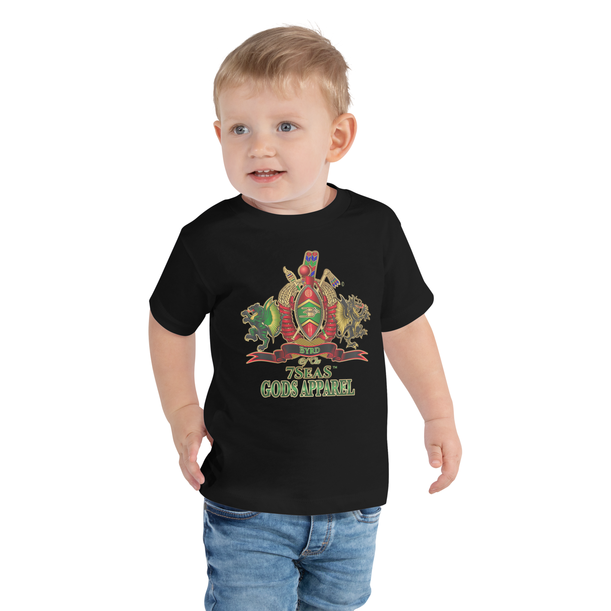 APEP - BYRD OF THE 7SEAS GODS APPAREL - Toddler Gods/Boys Short Sleeve Tee