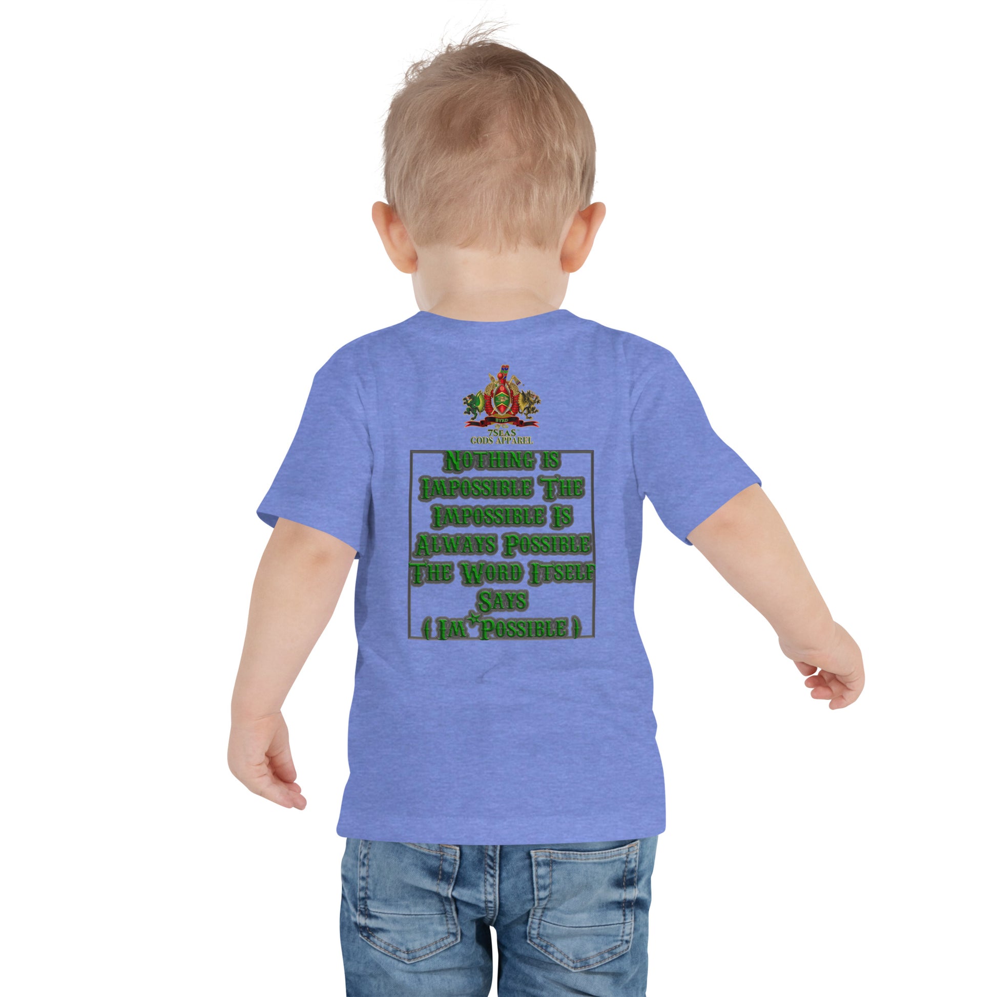 ENBYRD - BYRD OF THE 7SEAS GODS APPAREL - GREEN - Toddler Gods/Boys Short Sleeve Tee