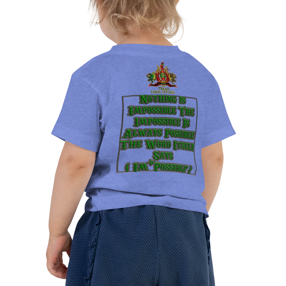 ENBYRD - BYRD OF THE 7SEAS GODS APPAREL - GREEN - Toddler Goddess/Girls Short Sleeve Tee