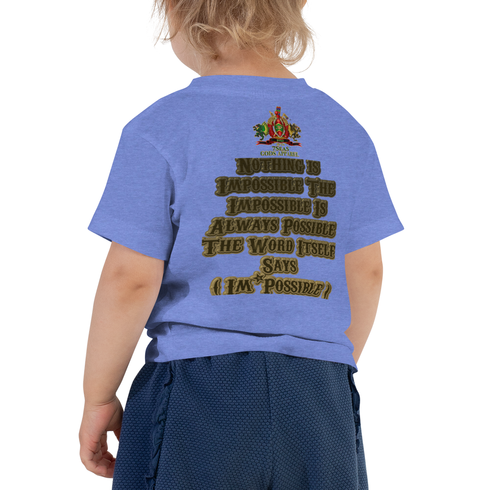 KHNUM - BYRD OF THE 7SEAS GODS APPAREL - BROWN - Toddler Goddess/Girls Short Sleeve Tee