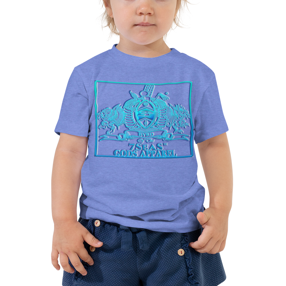 PTAH - BYRD OF THE 7SEAS GODS APPAREL - BLUE - Toddler Goddess/Girls Short Sleeve Tee