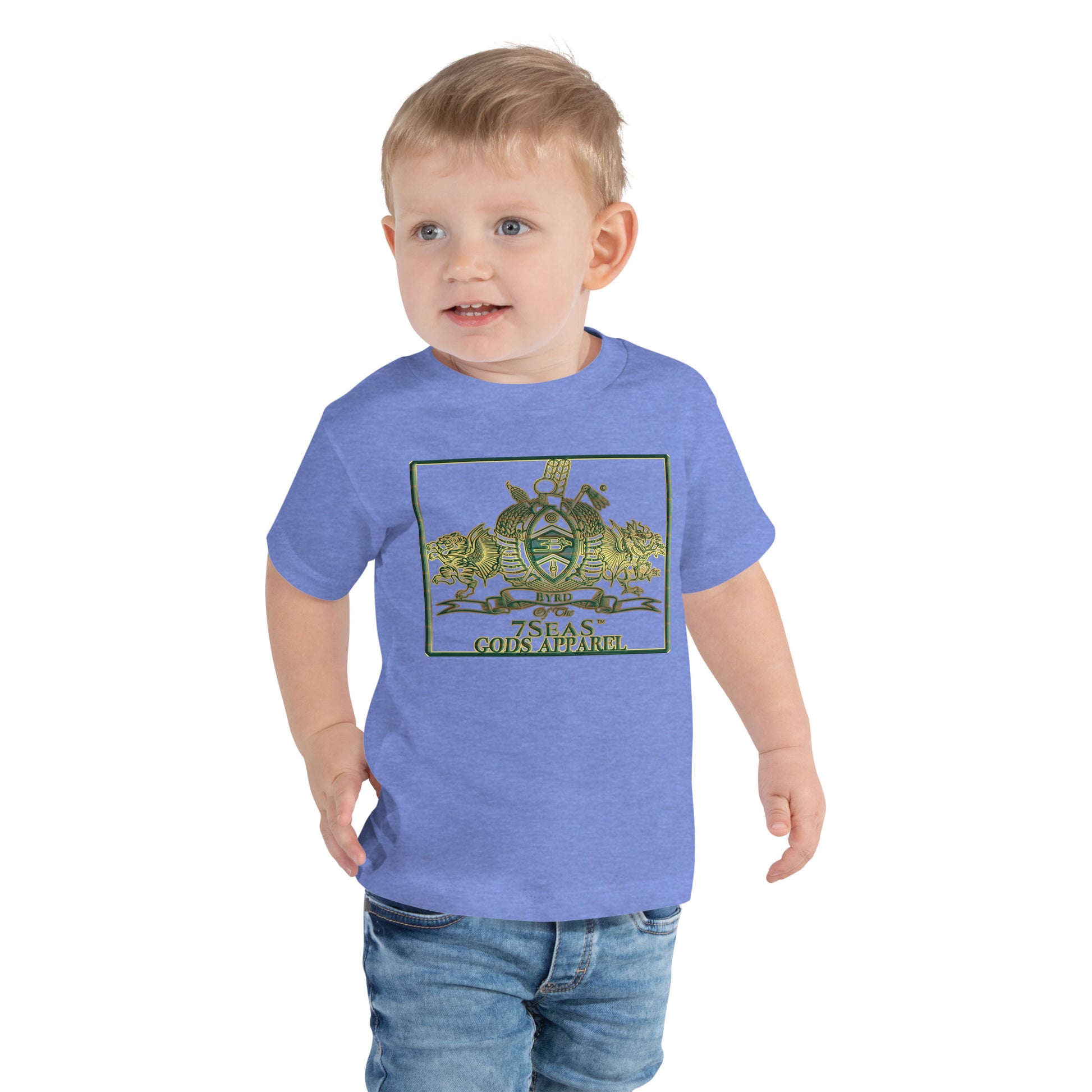 ENBYRD - BYRD OF THE 7SEAS GODS APPAREL - GREEN - Toddler Gods/Boys Short Sleeve Tee