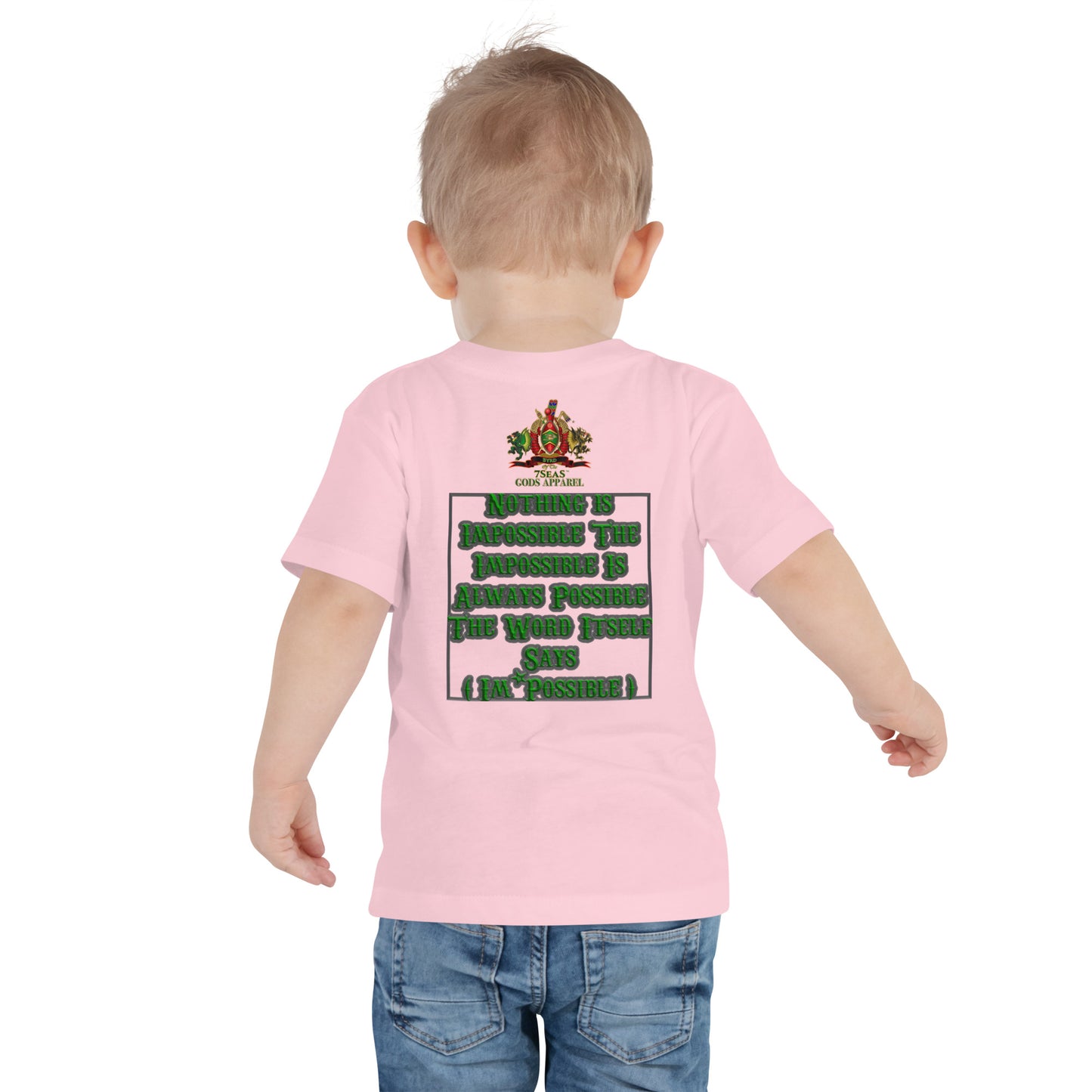 ENBYRD - BYRD OF THE 7SEAS GODS APPAREL - GREEN - Toddler Gods/Boys Short Sleeve Tee