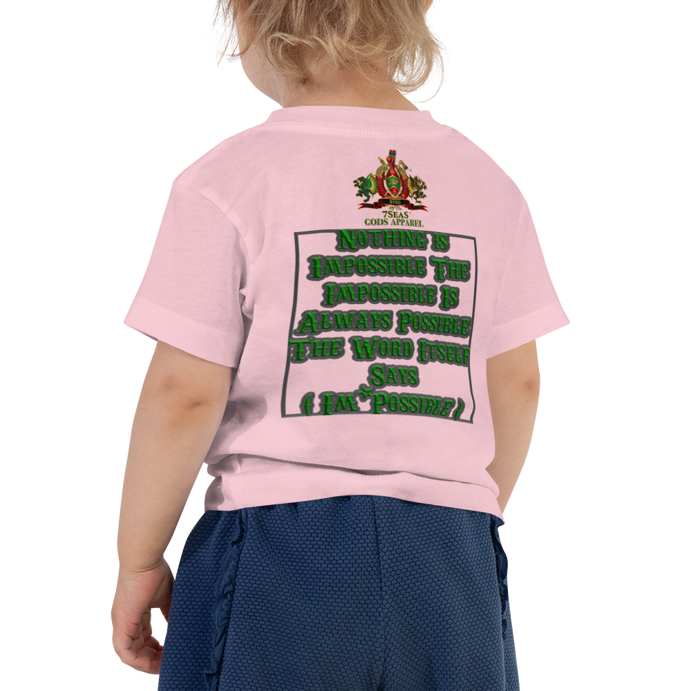 ENBYRD - BYRD OF THE 7SEAS GODS APPAREL - GREEN - Toddler Goddess/Girls Short Sleeve Tee