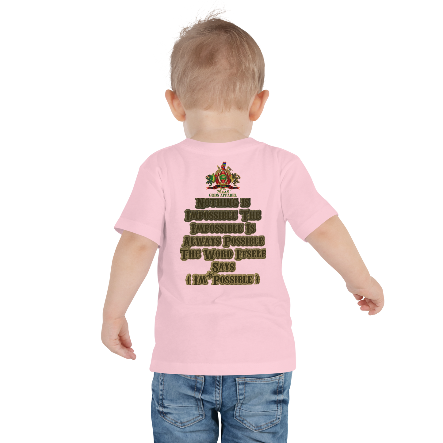 KHNUM - BYRD OF THE 7SEAS GODS APPAREL - BROWN - Toddler Gods/Boys Short Sleeve Tee