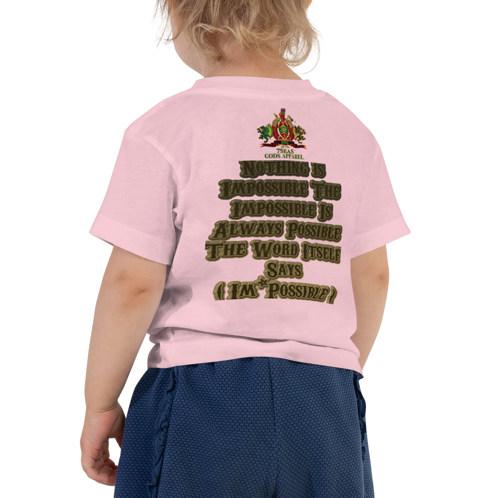 KHNUM - BYRD OF THE 7SEAS GODS APPAREL - BROWN - Toddler Goddess/Girls Short Sleeve Tee