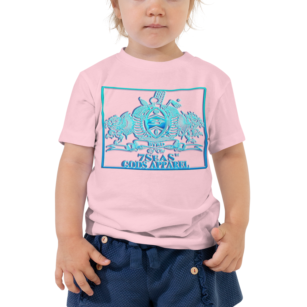 PTAH - BYRD OF THE 7SEAS GODS APPAREL - BLUE - Toddler Goddess/Girls Short Sleeve Tee