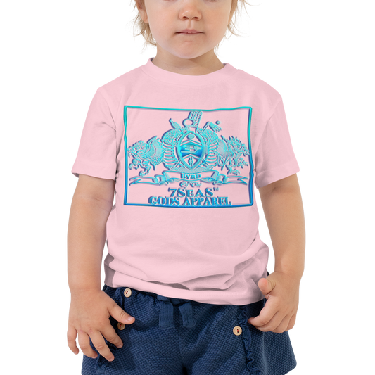 PTAH - BYRD OF THE 7SEAS GODS APPAREL - BLUE - Toddler Goddess/Girls Short Sleeve Tee