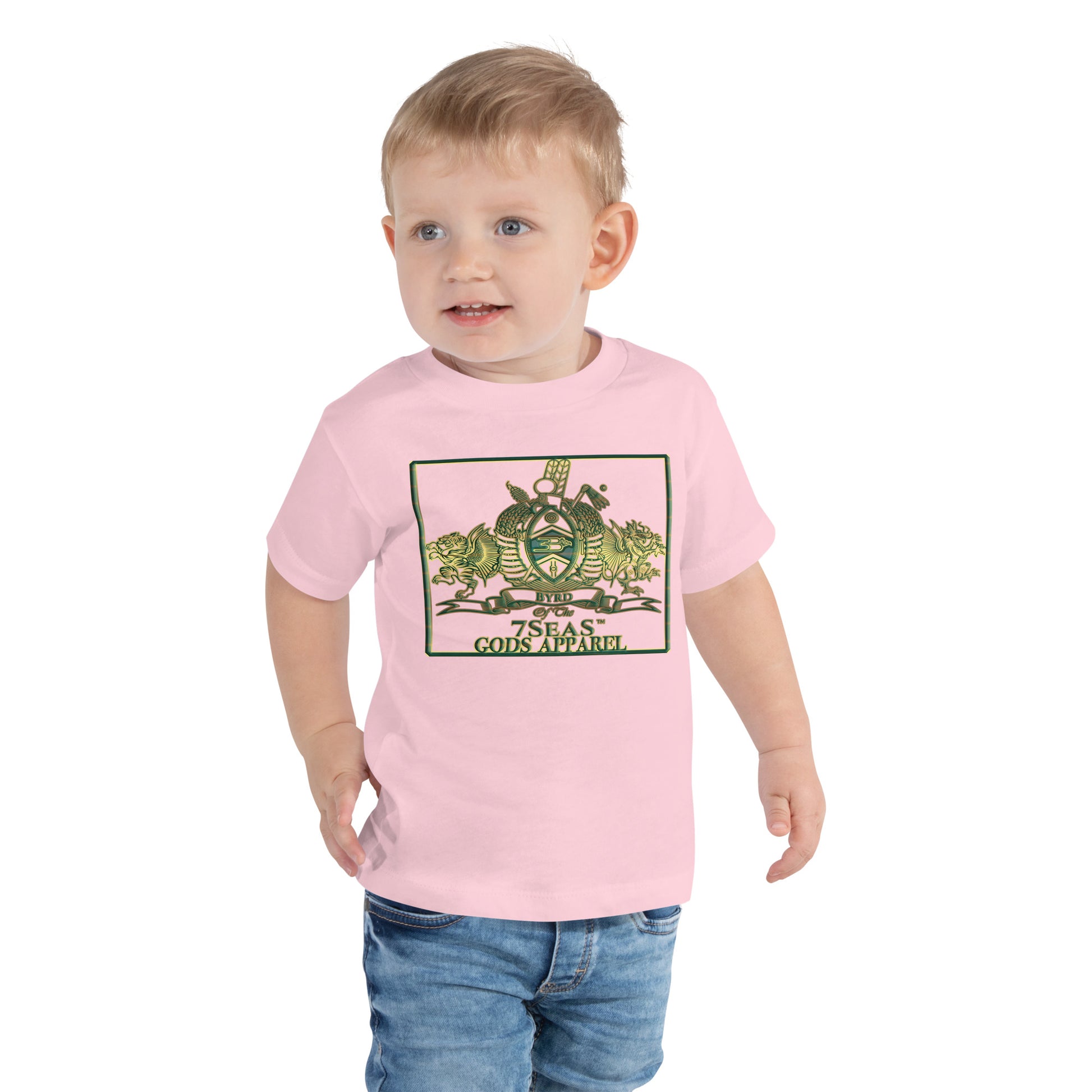 ENBYRD - BYRD OF THE 7SEAS GODS APPAREL - GREEN - Toddler Gods/Boys Short Sleeve Tee