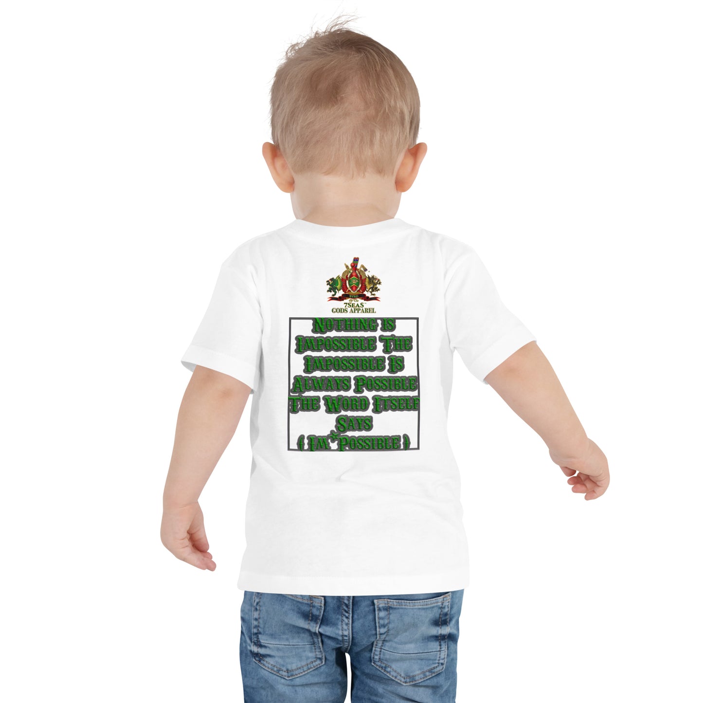 ENBYRD - BYRD OF THE 7SEAS GODS APPAREL - GREEN - Toddler Gods/Boys Short Sleeve Tee