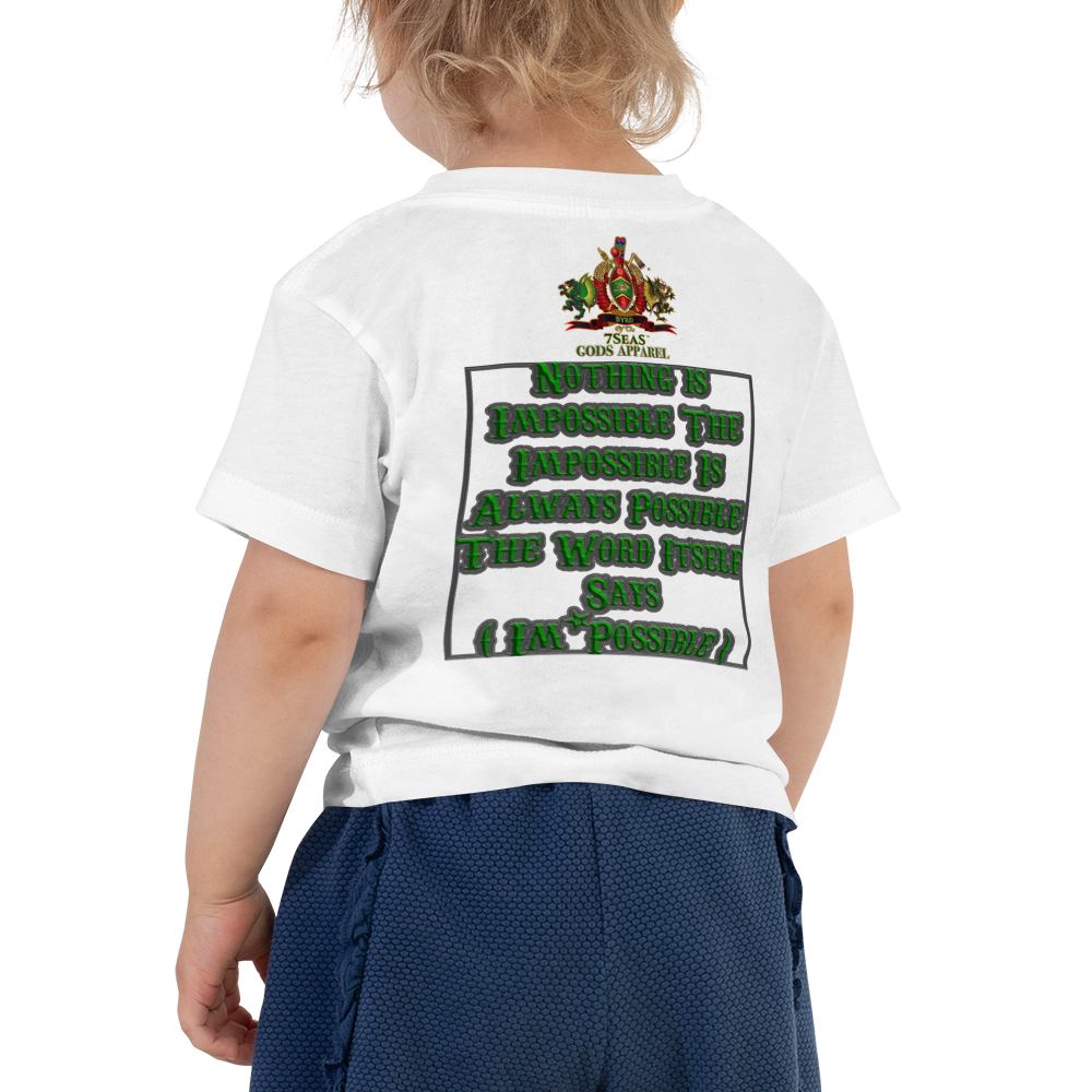 ENBYRD - BYRD OF THE 7SEAS GODS APPAREL - GREEN - Toddler Goddess/Girls Short Sleeve Tee