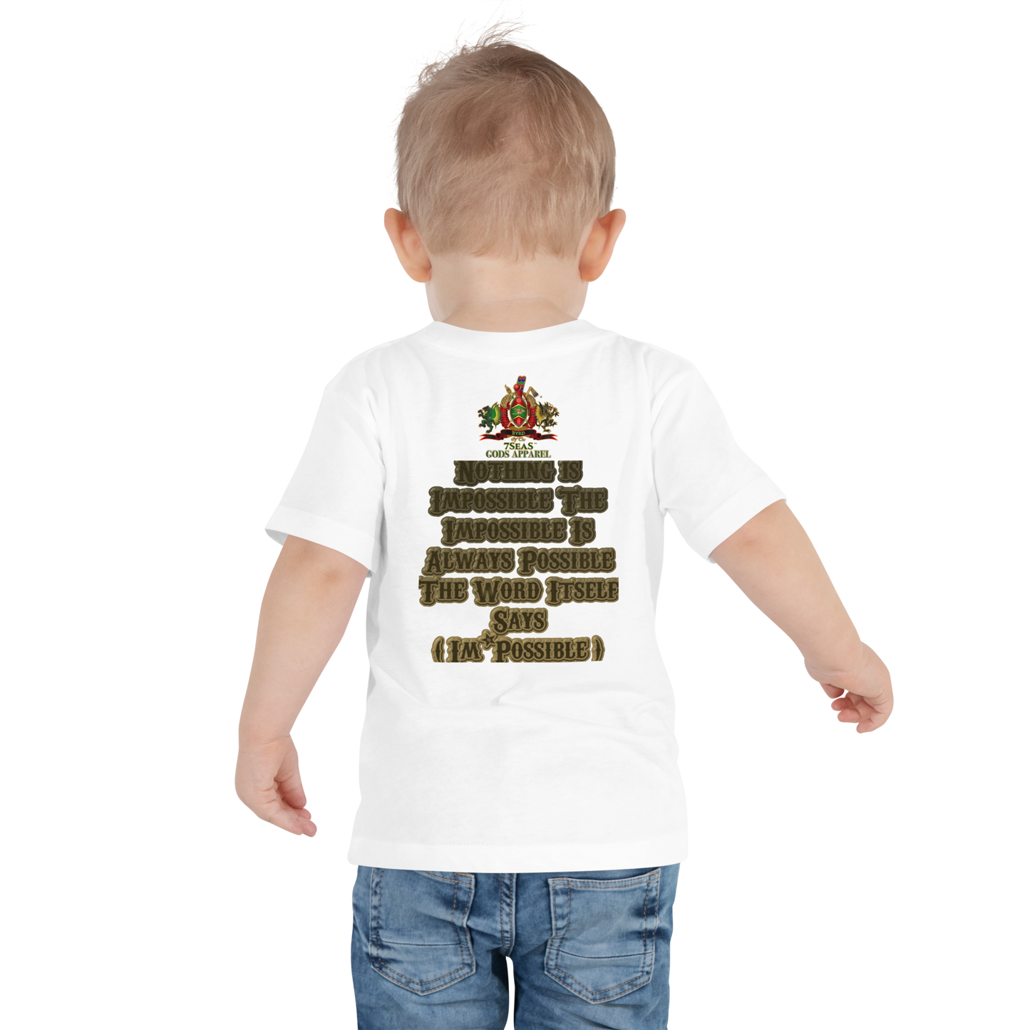 KHNUM - BYRD OF THE 7SEAS GODS APPAREL - BROWN - Toddler Gods/Boys Short Sleeve Tee