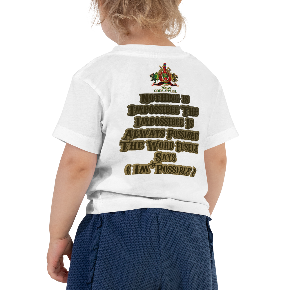 KHNUM - BYRD OF THE 7SEAS GODS APPAREL - BROWN - Toddler Goddess/Girls Short Sleeve Tee